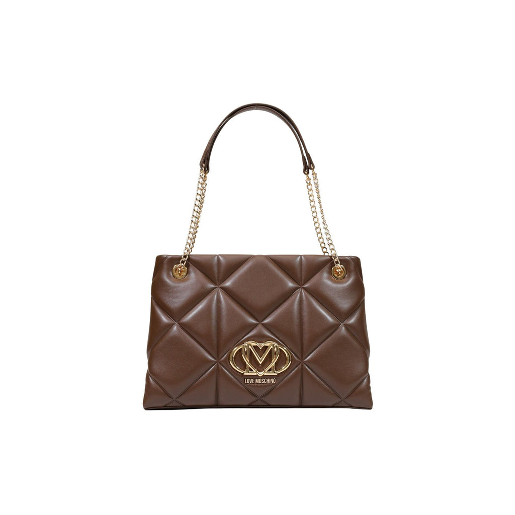Love Moschino — Braune Handtasche 30 × 24 × 10 cm Damen