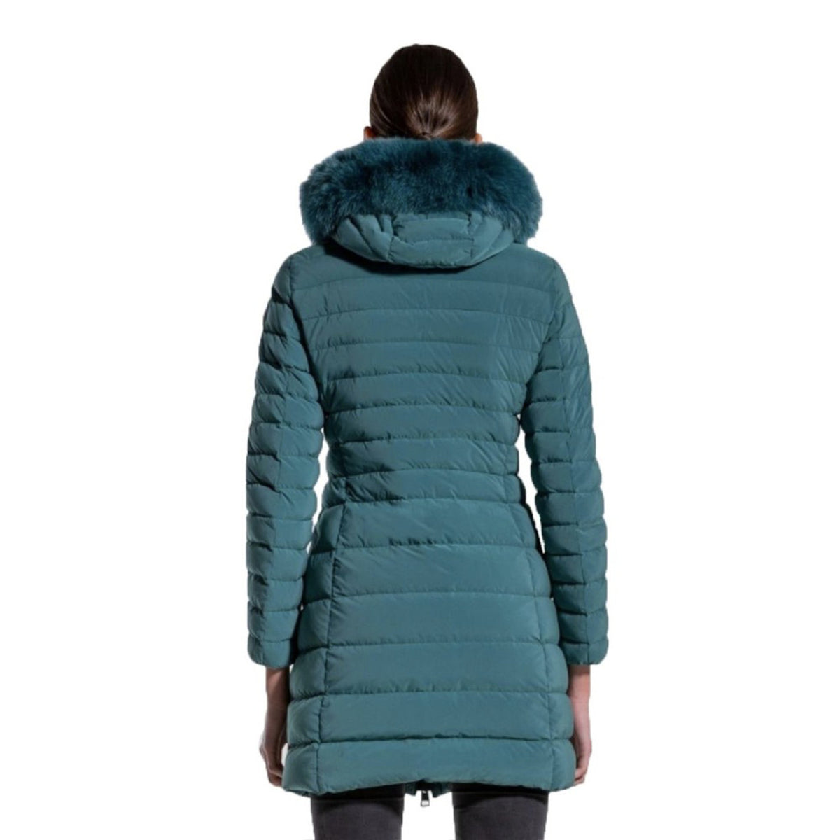 Peuterey — Veste à capuche BO_1400 turquoise femme — vue 2