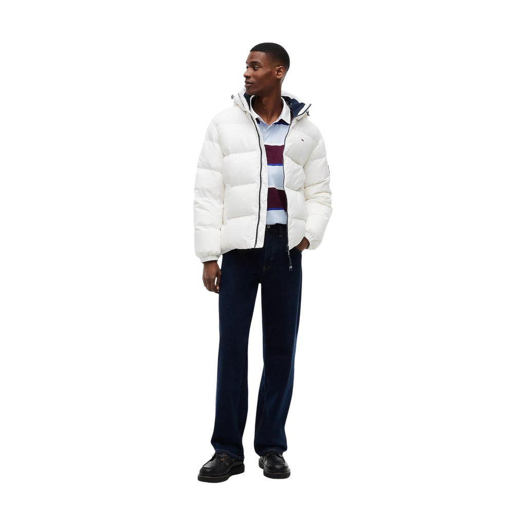 Tommy Jeans — Men’s white Essential Down jacket — view 2