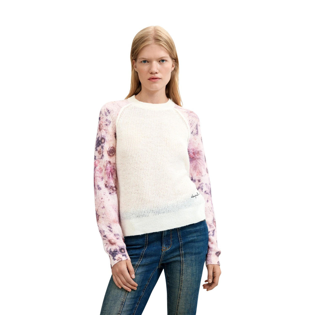 Desigual — Fancybotanic trui wit dames