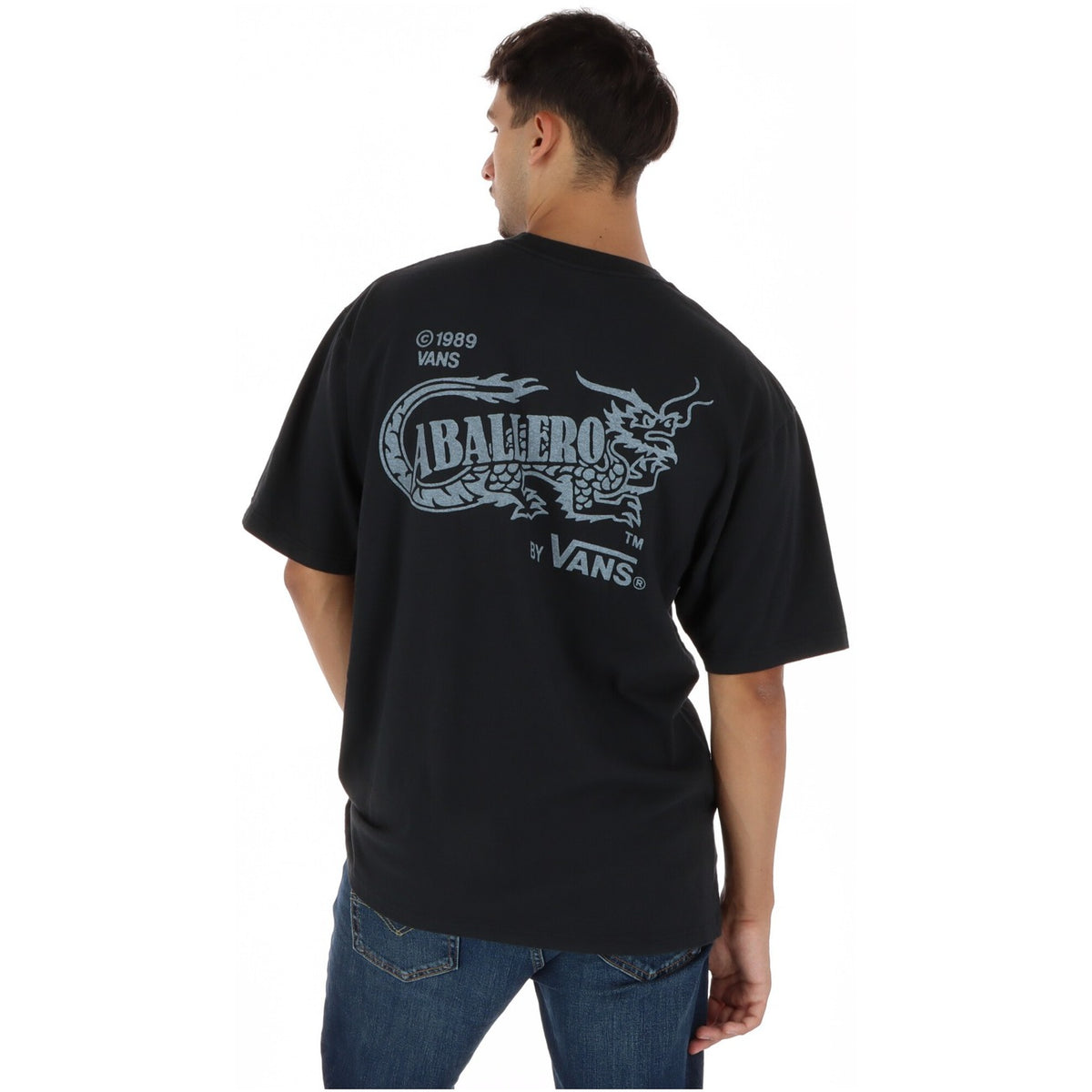 Vans — T-shirt VN000XHBBLK1 noir homme — vue 2