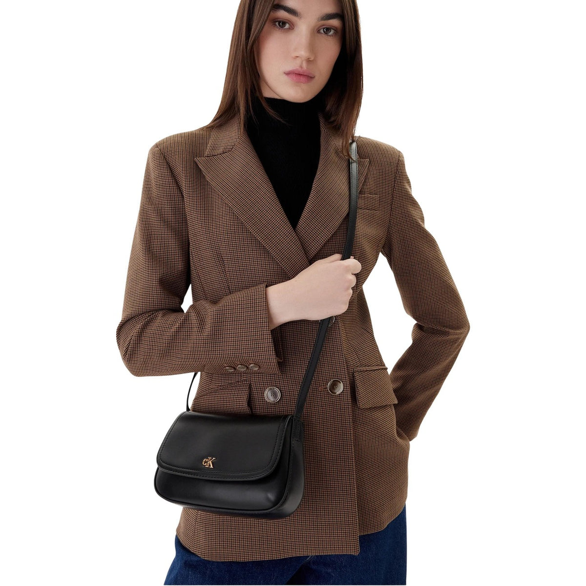 Calvin Klein — Sac noir réf. LV04F3421G femme — vue 2