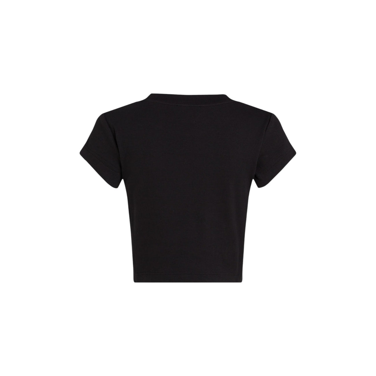 Calvin Klein Jeans — T-shirt noir stretch femme — vue 2