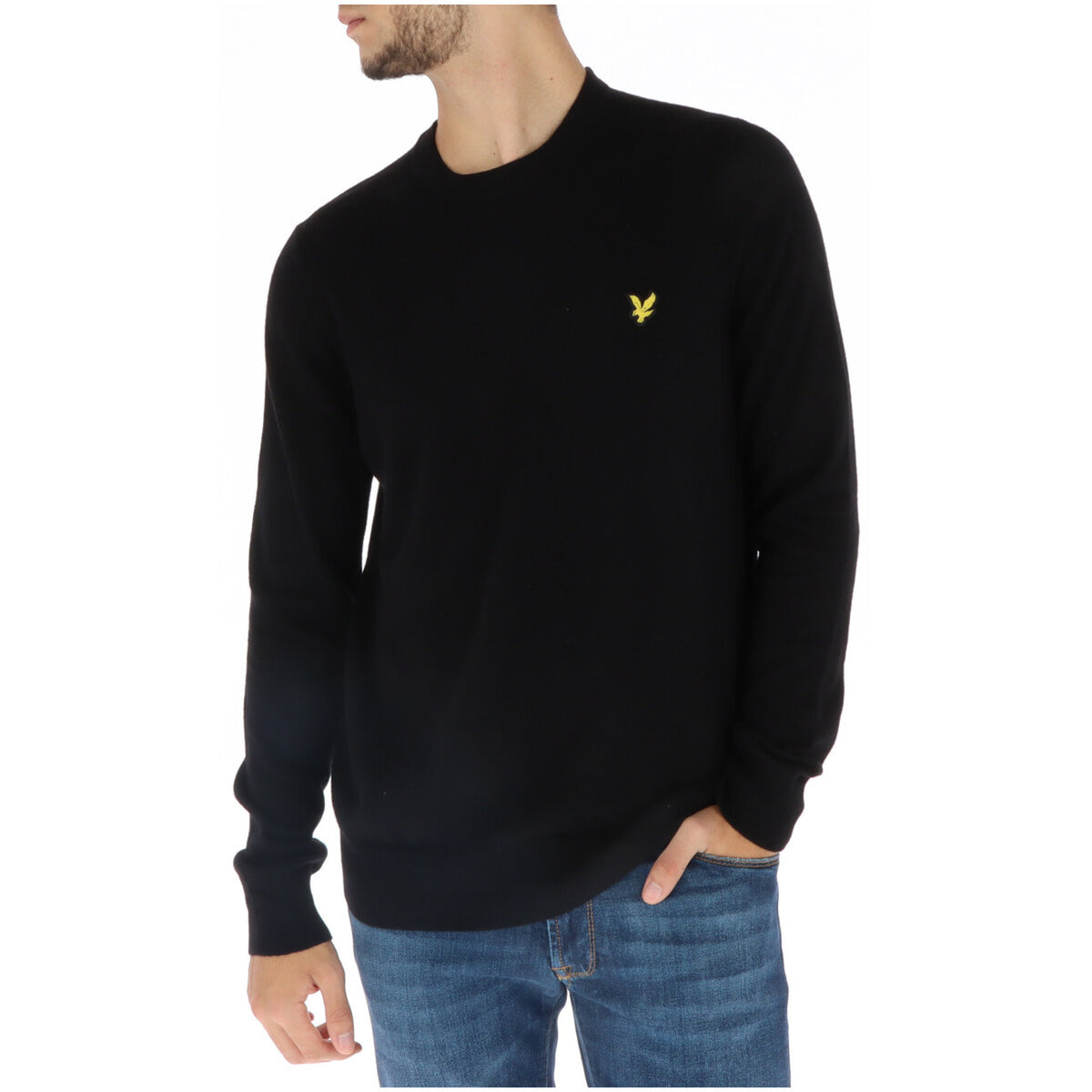 Lyle & Scott — Pull coton et laine mérinos homme — vue 8