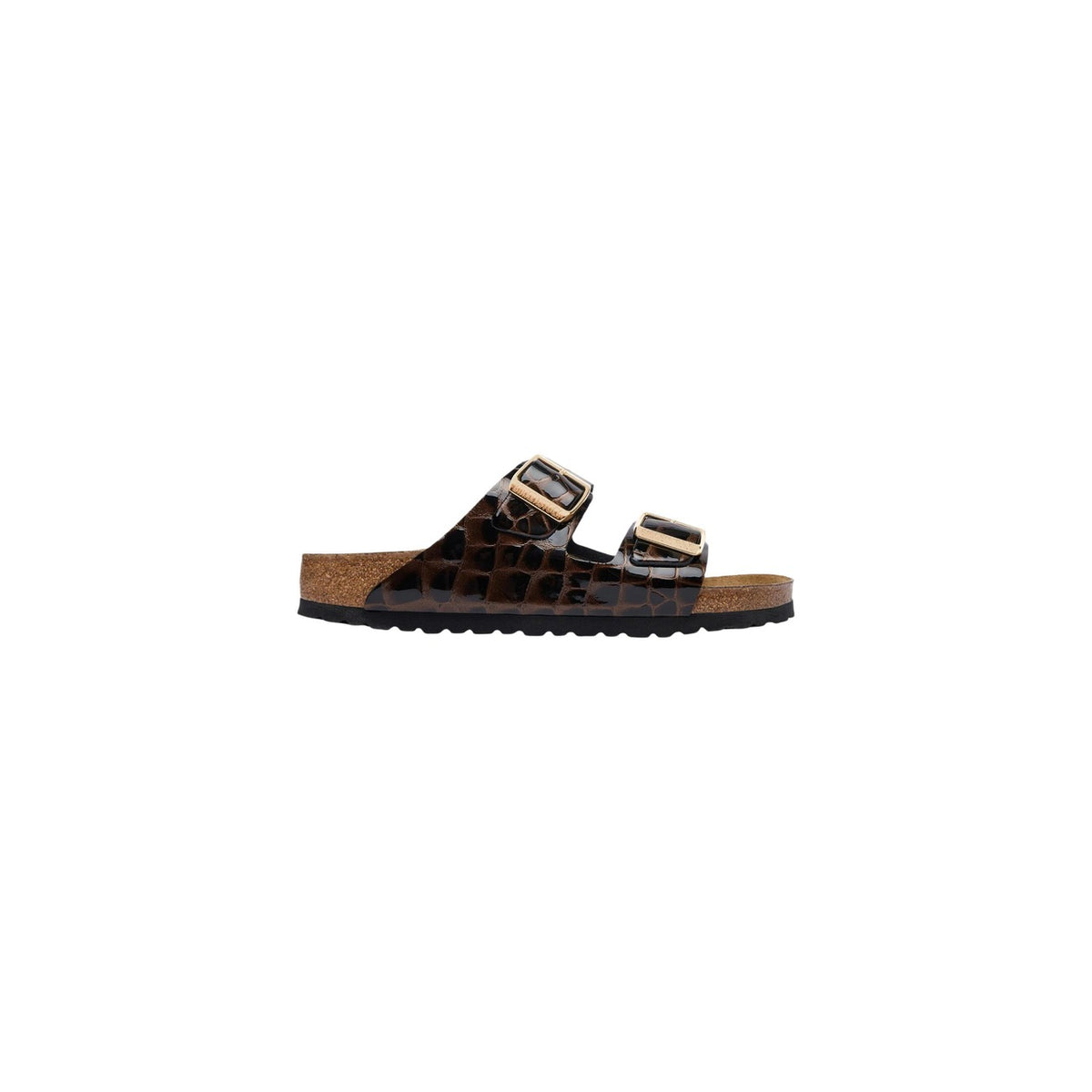 Birkenstock — Arizona Emboss Animal noires femme