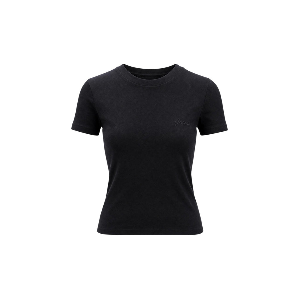 Guess Active — T-shirt CHARA SS TEE zwart dames — afbeelding 3