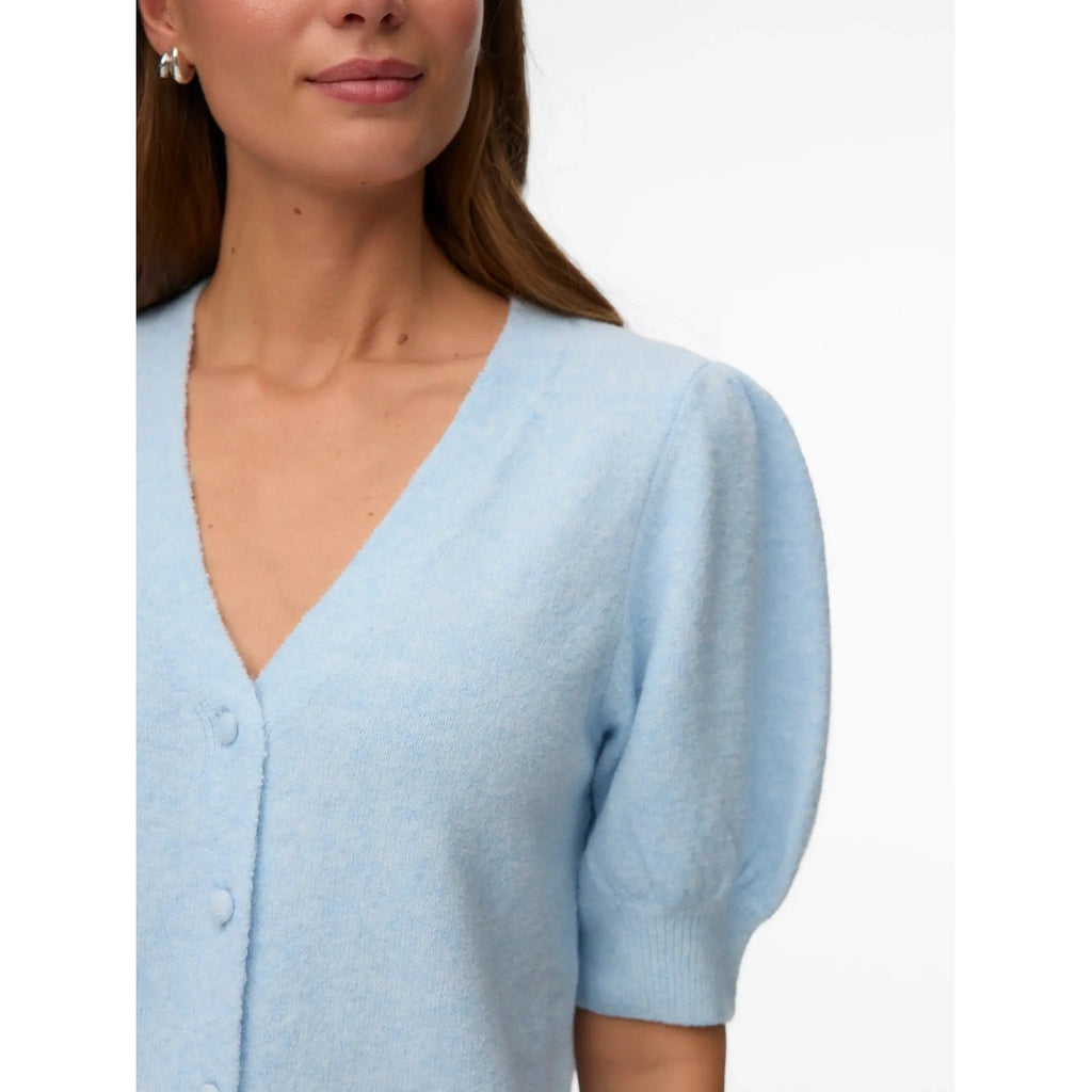 Vero Moda — Cardigan 10345833 bleu azur femme — vue 4