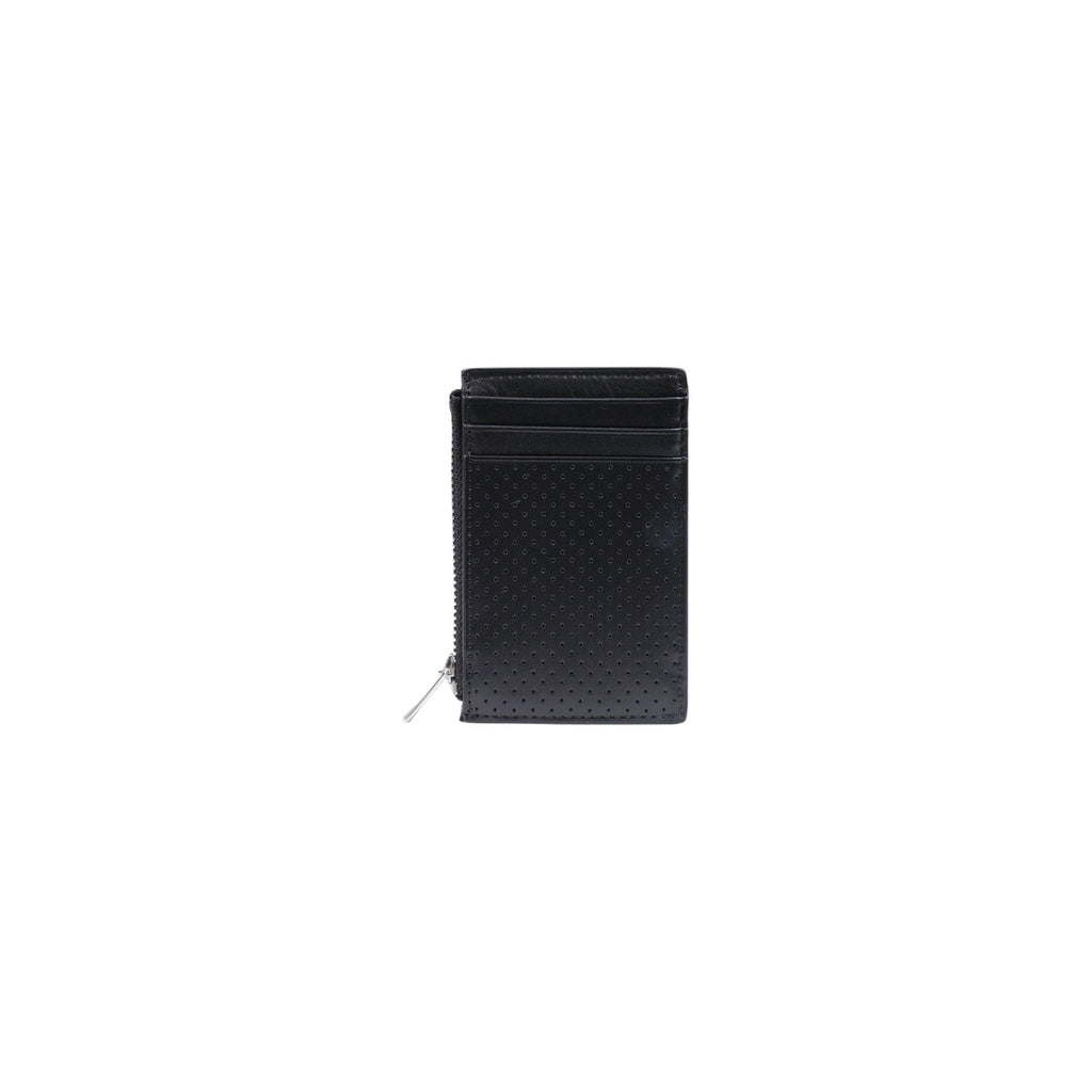 Calvin Klein — Portefeuille noir réf. PERFORATED N/S ZIP CARDHOLDER homme — vue 2