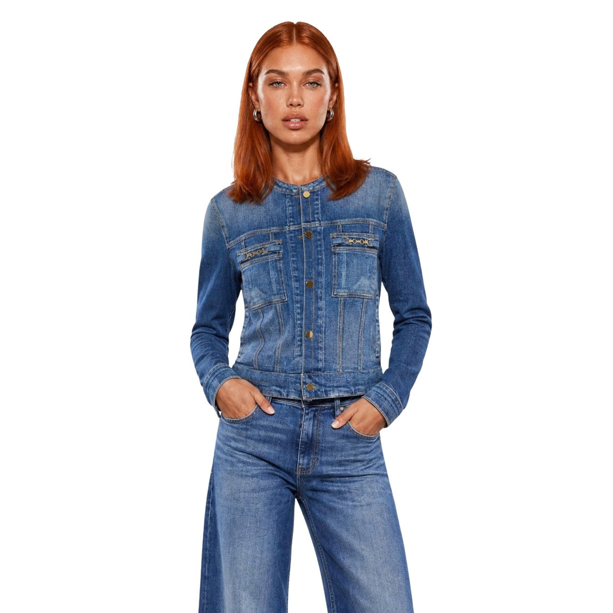 Guess — Women's Ivy Jacket - blue color