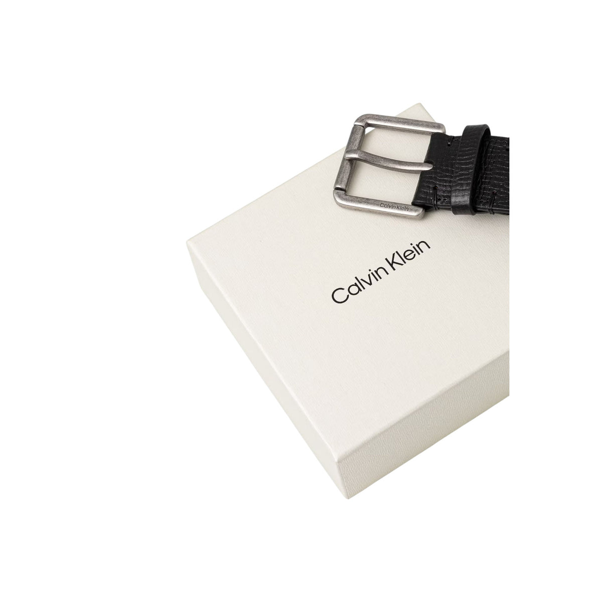 Calvin Klein — Gürtel schwarz Art.-Nr. CASUAL ROLLER BUCKLE 40MM für Herren — Ansicht 3
