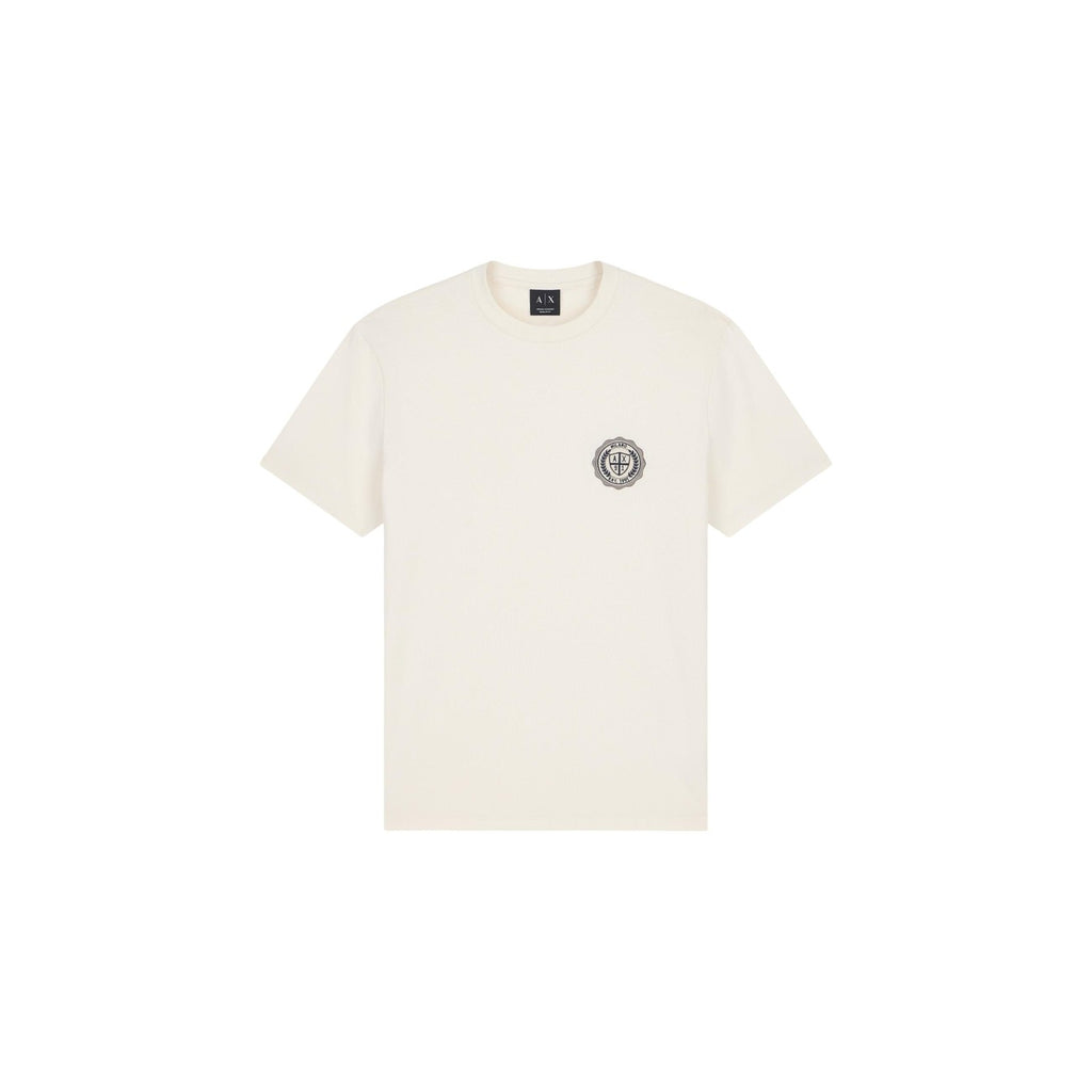 Armani Exchange — T-shirt en coton blanc homme — vue 2