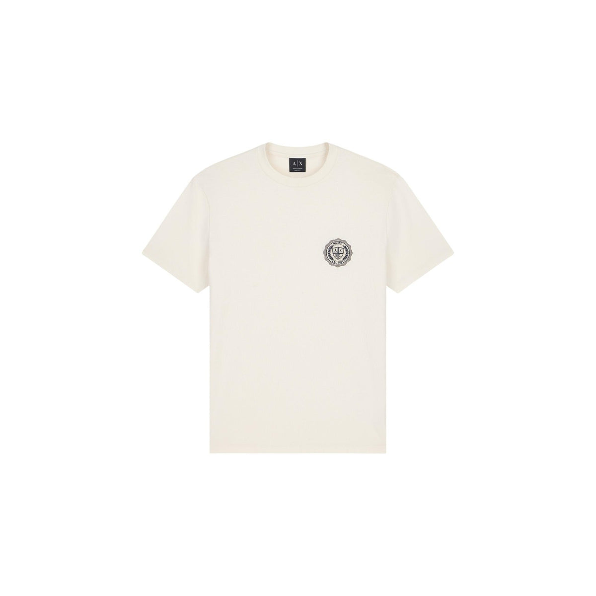 Armani Exchange — T-shirt en coton blanc homme — vue 2