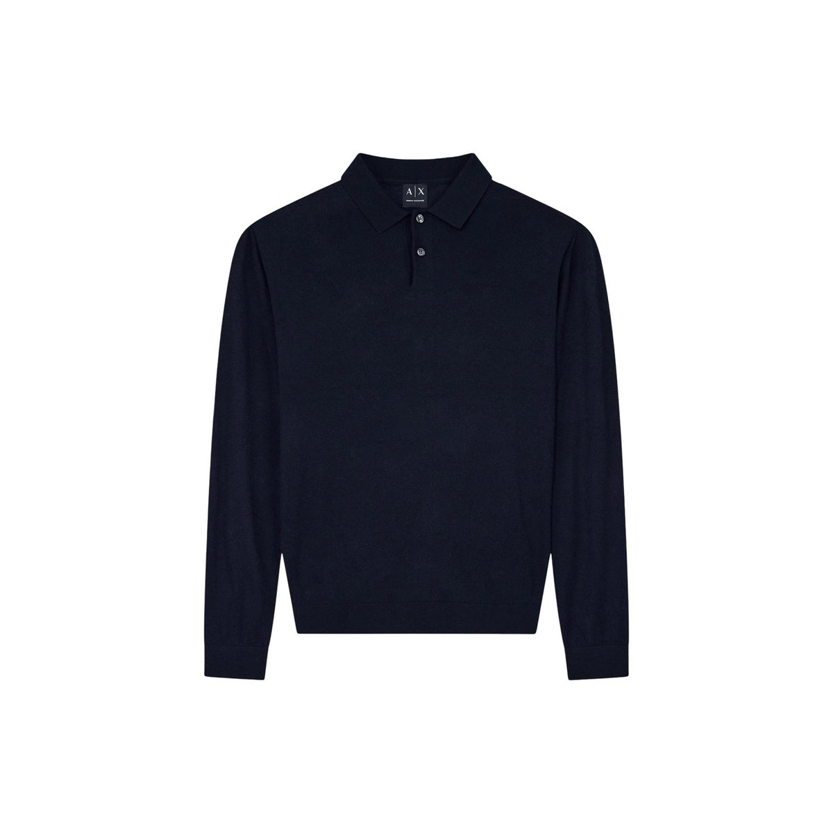 Armani Exchange — Pull lyocell mélangé bleu homme — vue 2