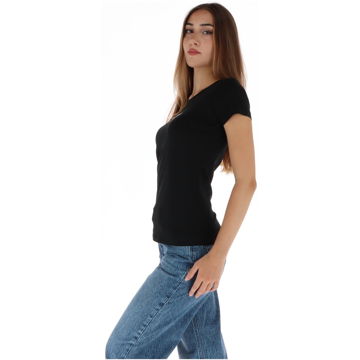 Pepe Jeans — New Virginia slim black women’s t-shirt — view 2