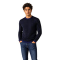 Armani Exchange — Weißer Rundhalspullover für Herren