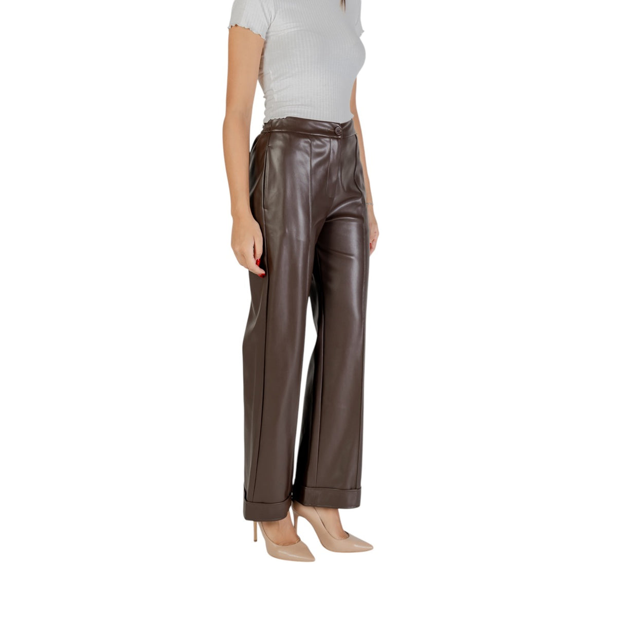 Liu Jo — broek bruin ref. MF5069 E0624 voor dames — afbeelding 4
