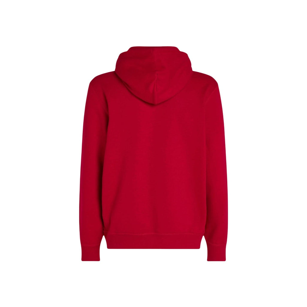 Tommy Hilfiger – Rotes Sweatshirt mit Rundhalsausschnitt für Herren — Ansicht 5