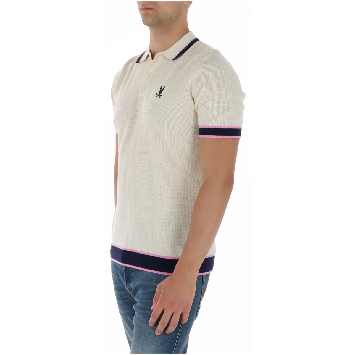 Psycho Bunny — Polo MT0100212 beige homme — vue 3
