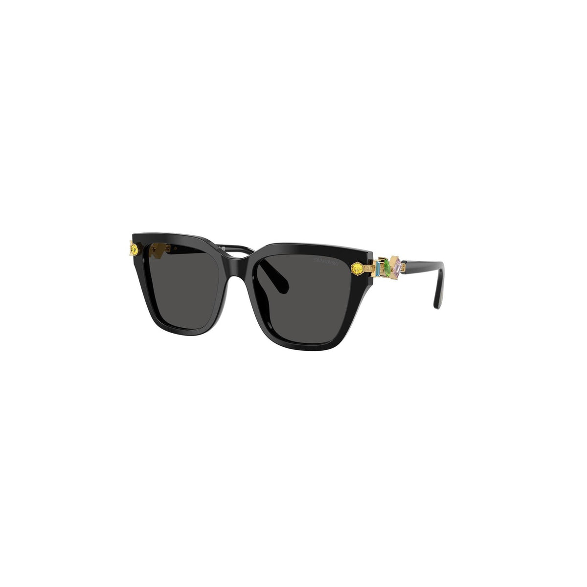 Swarovski — Lunettes de soleil noir femme — vue 3