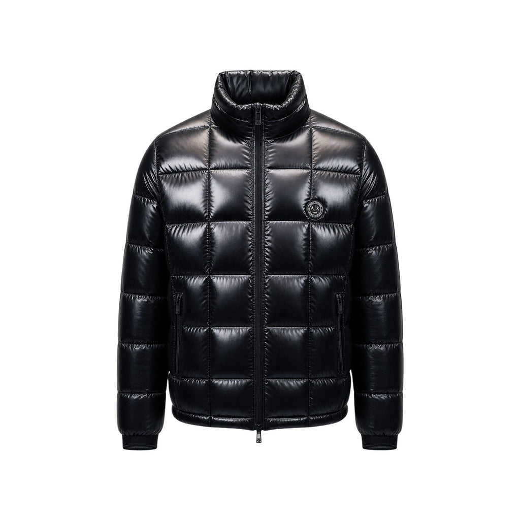 Armani Exchange — Schwarze Herrenjacke — Ansicht 2