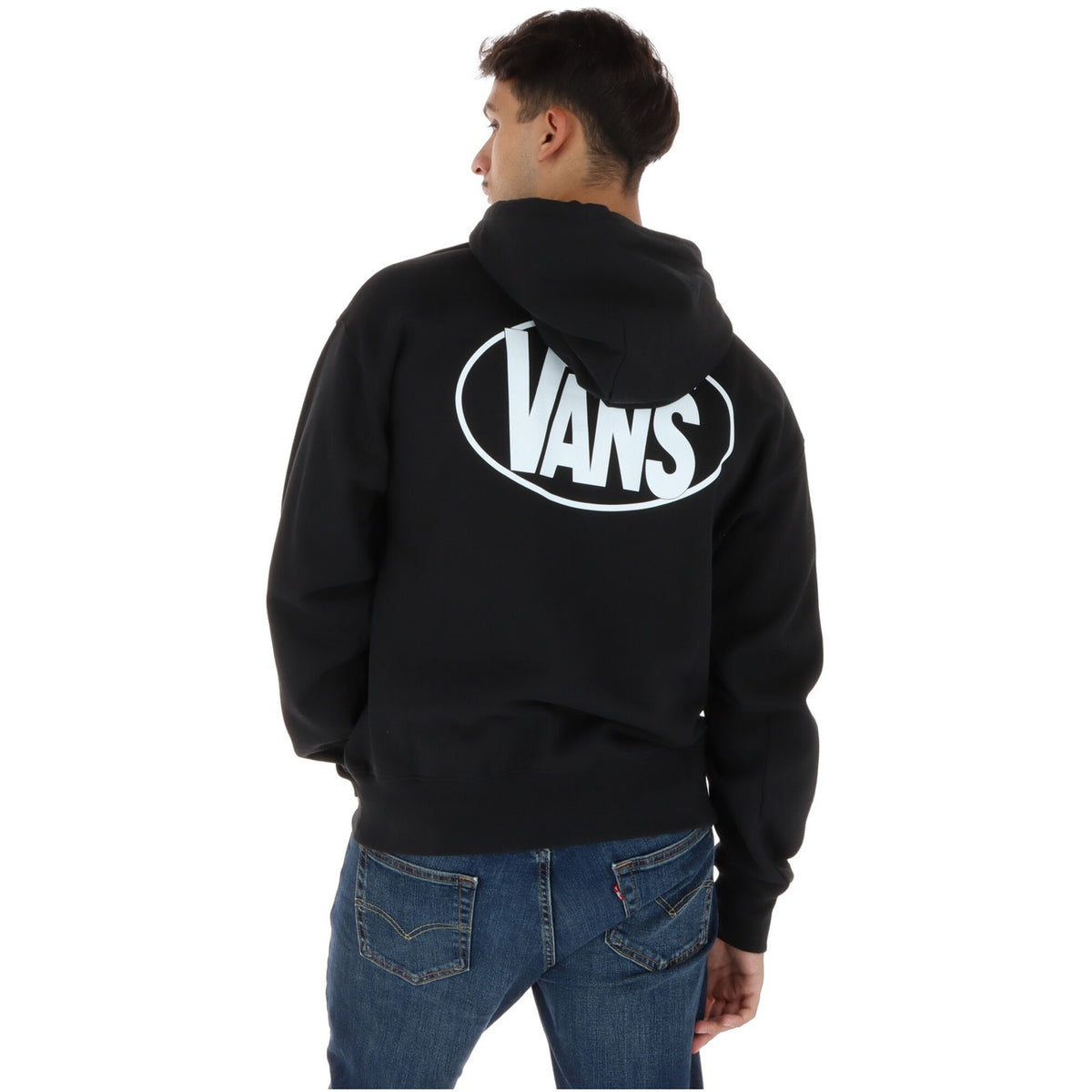 Vans — Hooded sweatshirt VN0010G2BLK1 black men — view 2