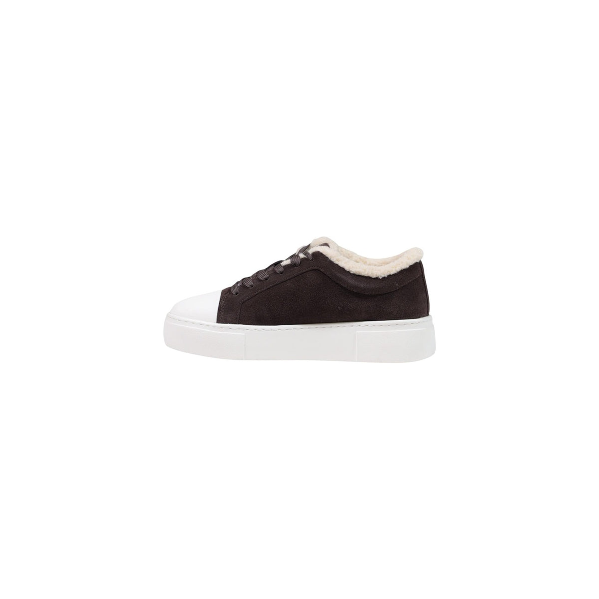 Armani Exchange — Baskets en cuir marron femme — vue 2