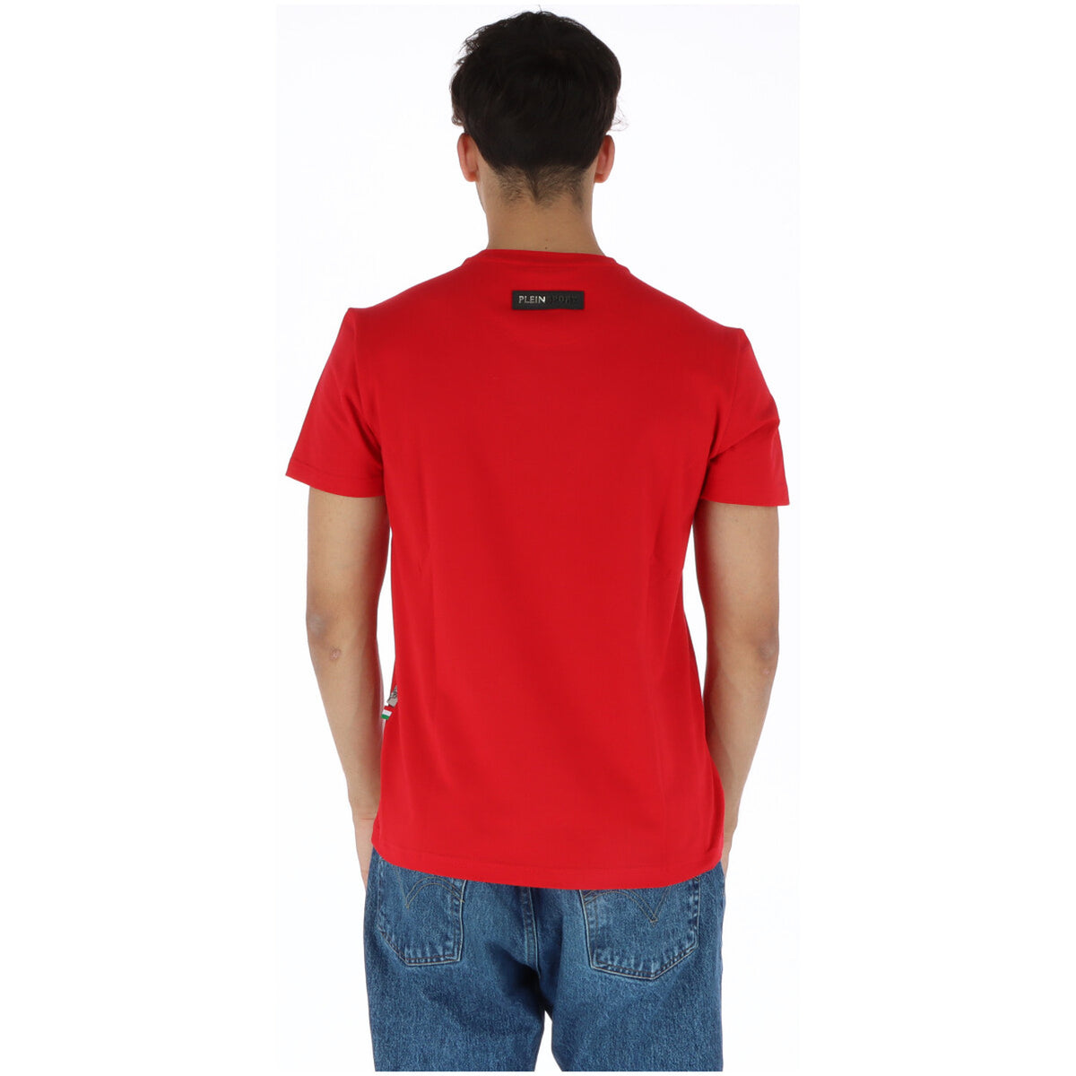 Plein Sport — Herren-T-Shirt 123 rot — Ansicht 2