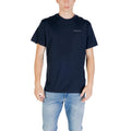 Tommy Jeans — Bio-Baumwoll-T-Shirt in Blau WH7_16631900128_DARK_BLUE Herren