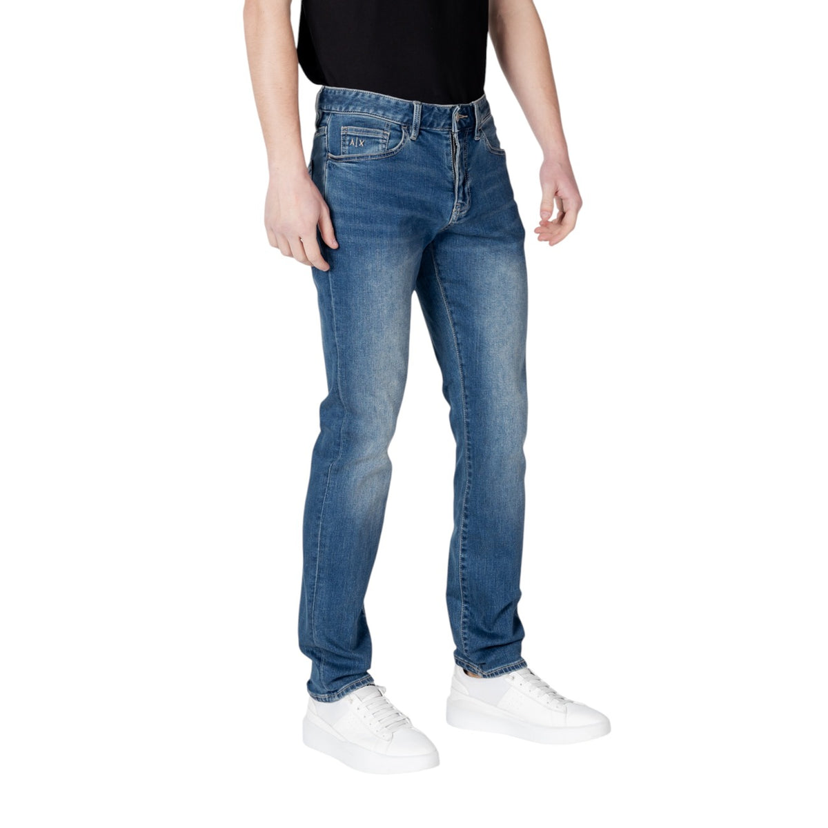 Armani Exchange — XM000070 men's blue stretch jeans — view 4