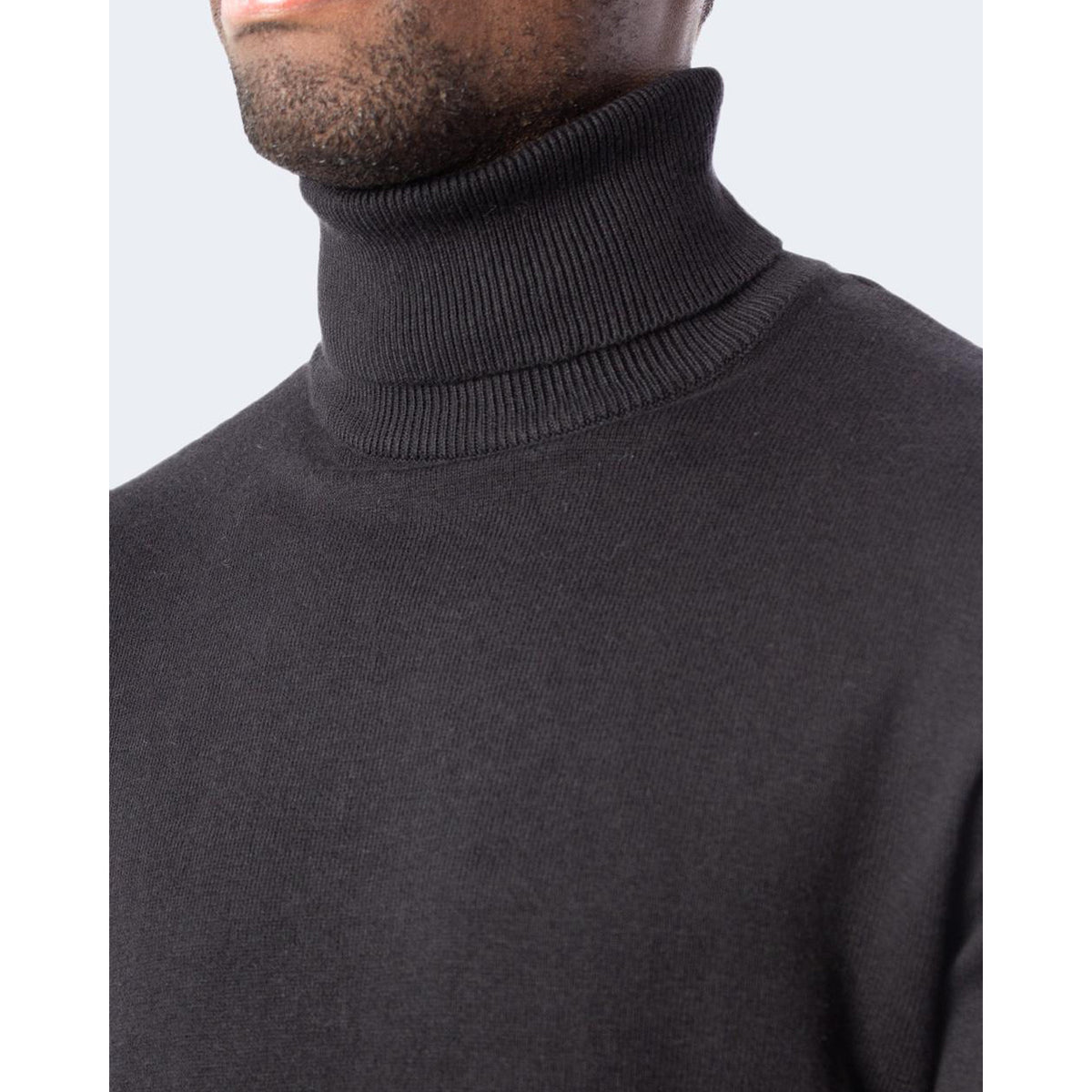Jack & Jones — Men’s green turtleneck sweater — view 4