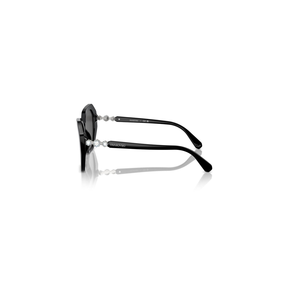 Swarovski — Lunettes de soleil noir femme — vue 2