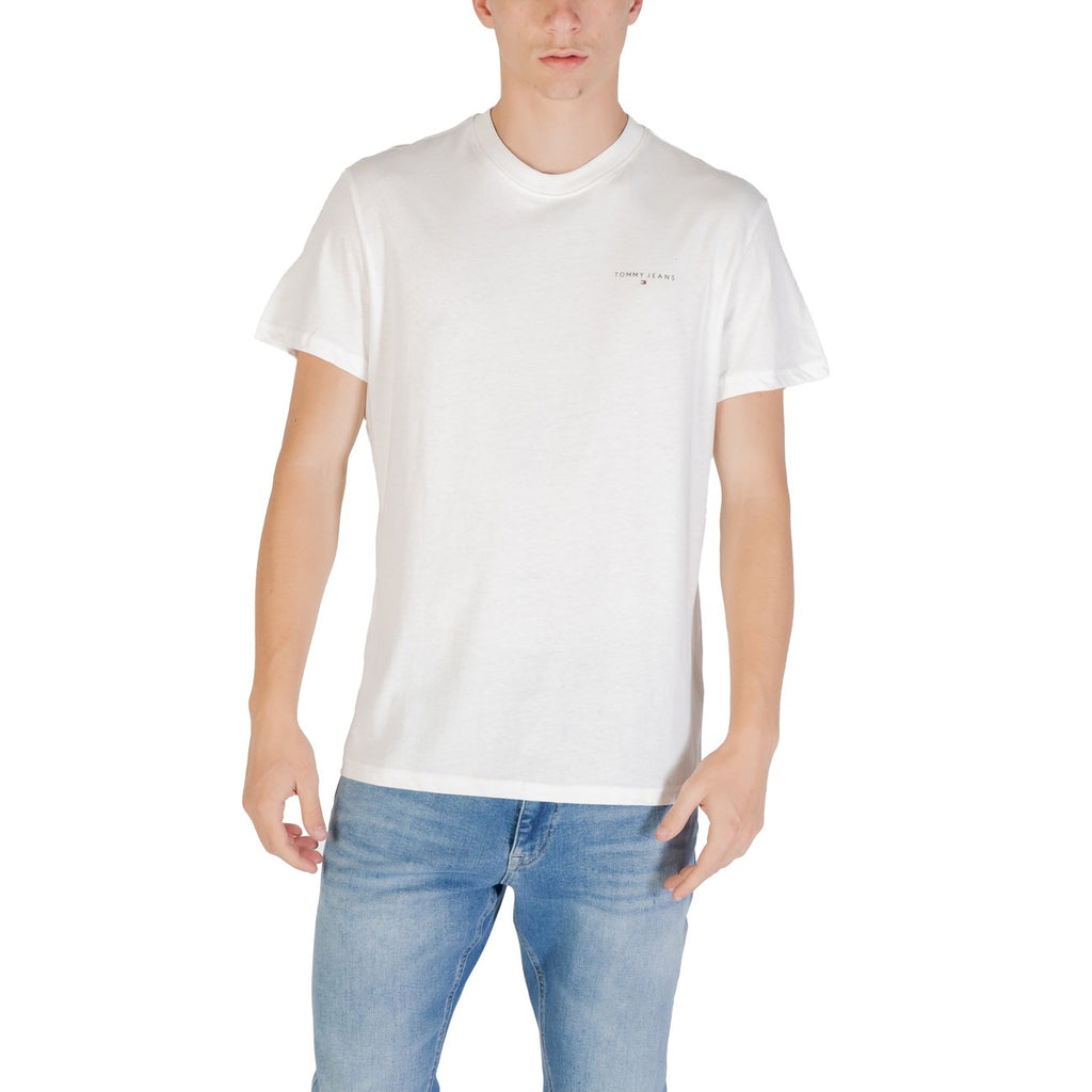 Tommy Jeans — Men’s beige organic cotton T-shirt