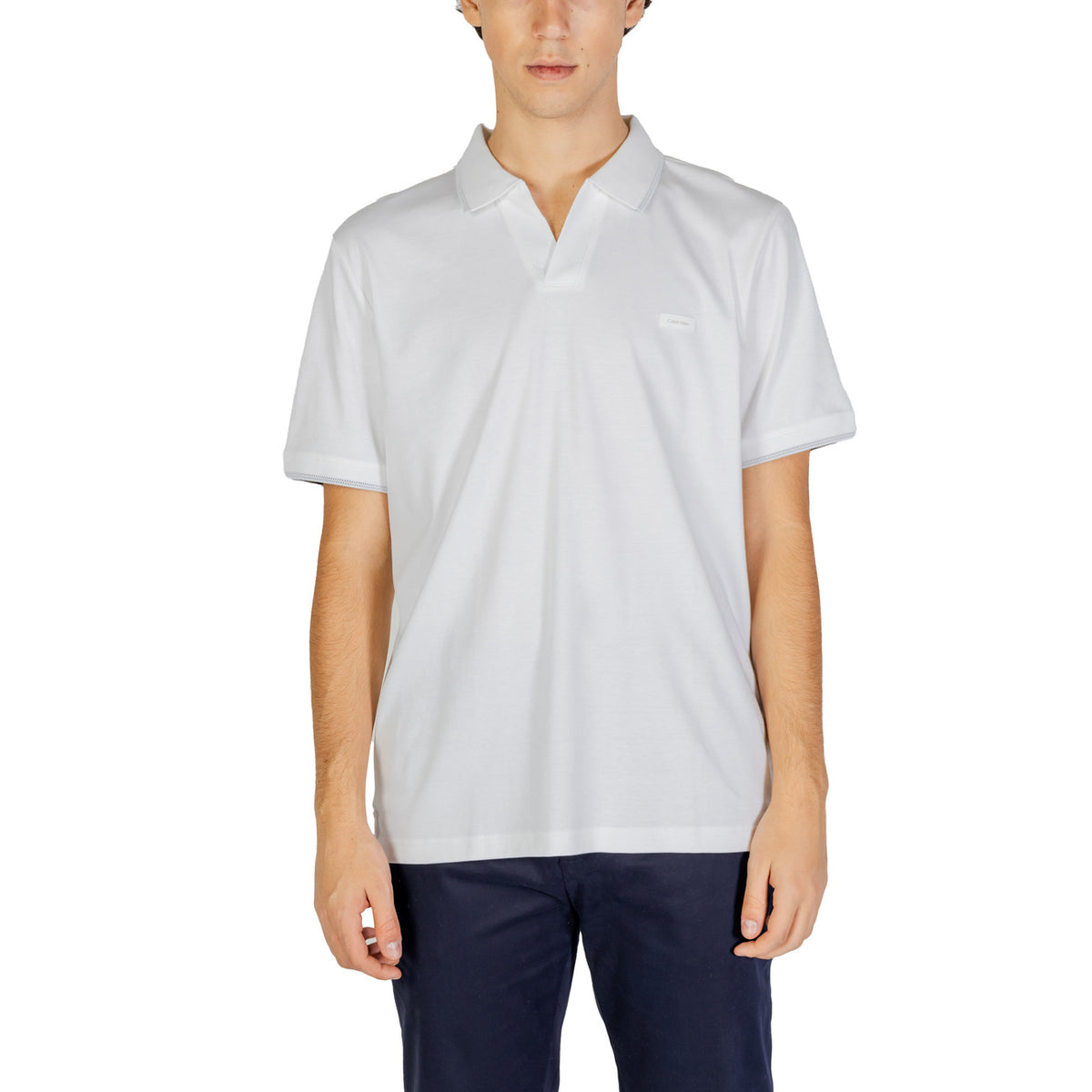 Calvin Klein Jeans — Polo K10K113072 blanc homme