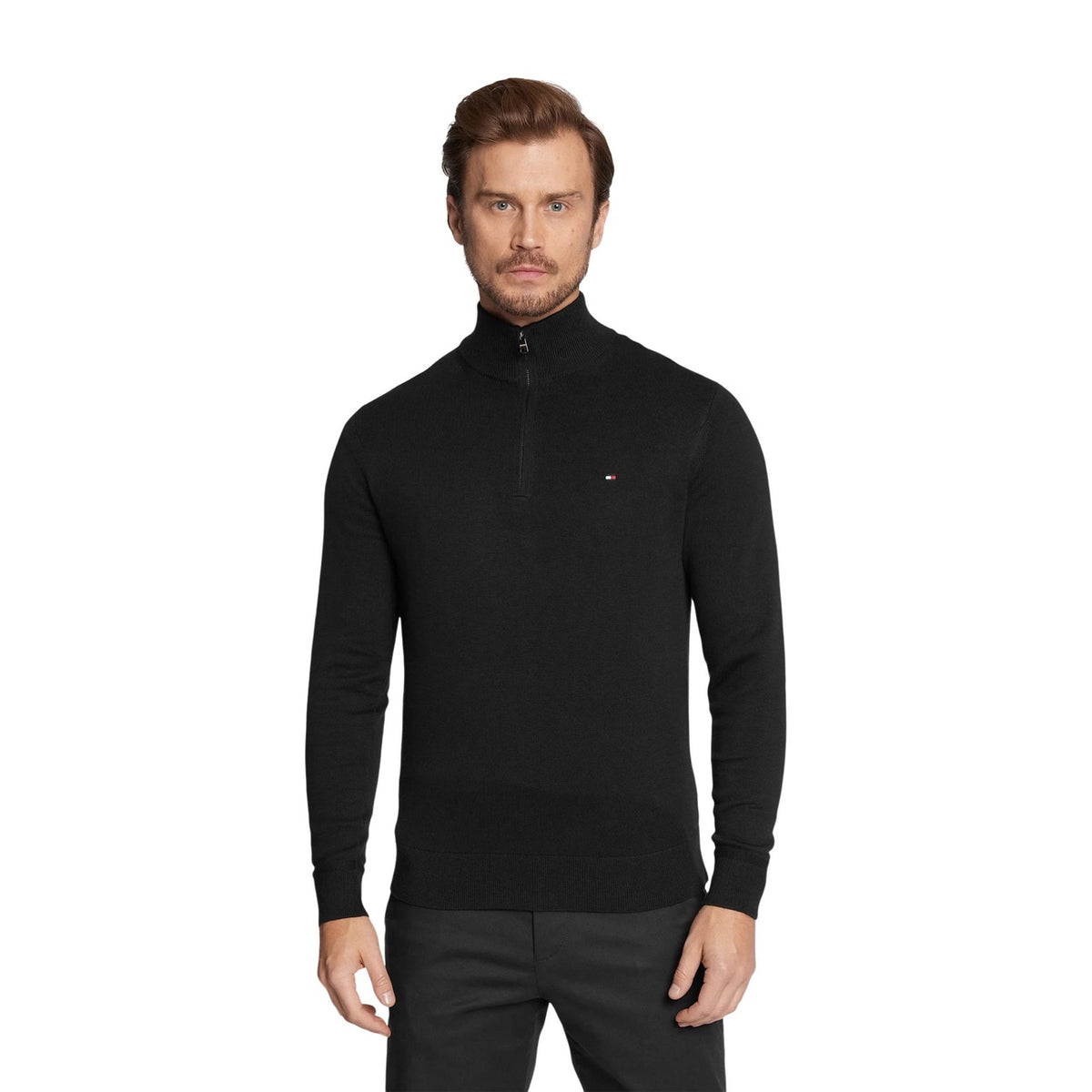 Tommy Hilfiger — Herren-Pullover aus Pima-Baumwolle und Kaschmir — Ansicht 6