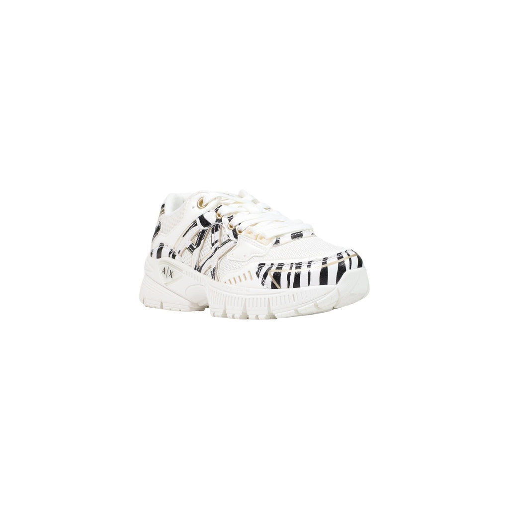 Armani Exchange — Women's black printed low-top sneakers — view 2