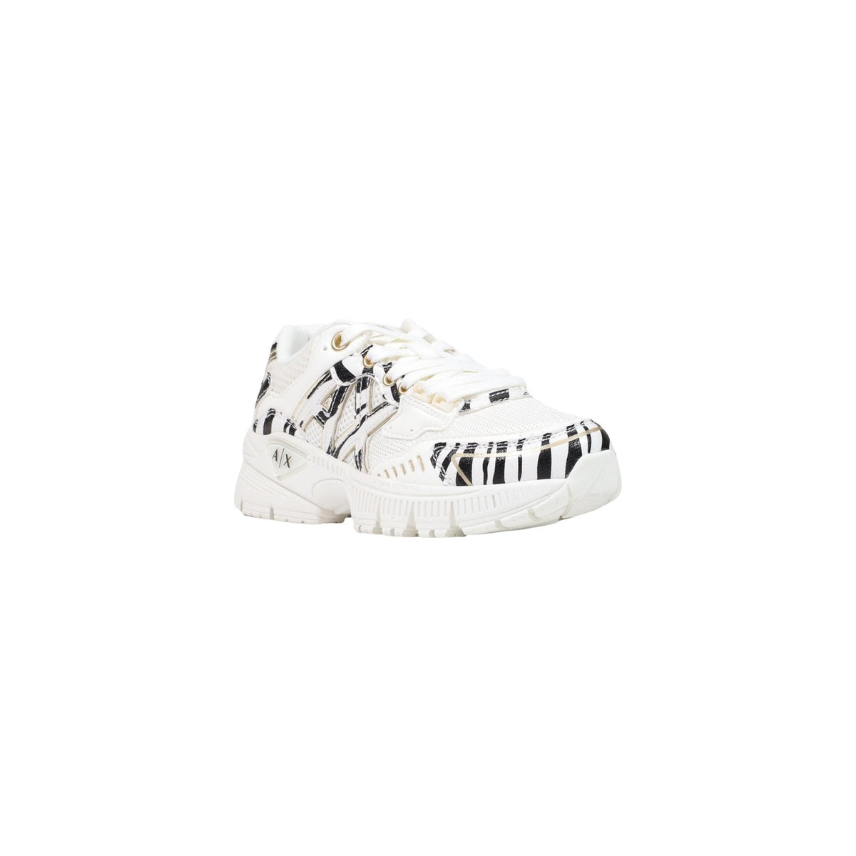 Armani Exchange — Women's black printed low-top sneakers — view 2