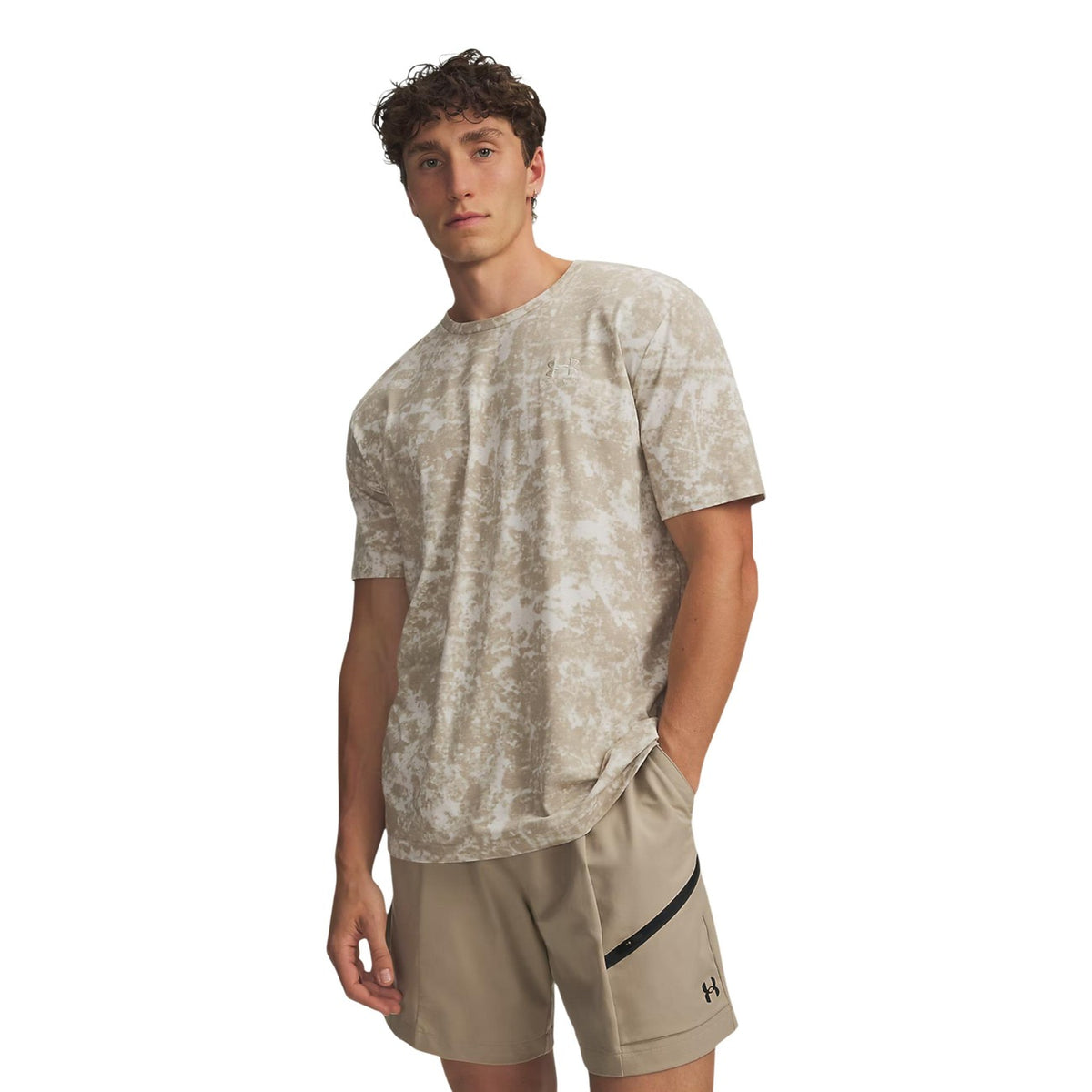 Under Armour — Men's Icon SS Novelty T-shirt beige