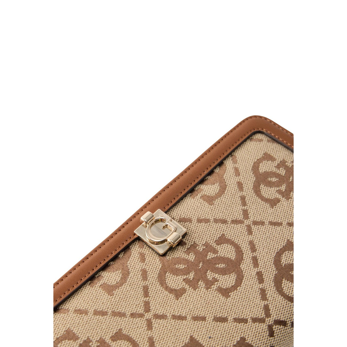 Guess — Audrey Logo SLG Lrg women's wallet - beige color — view 2