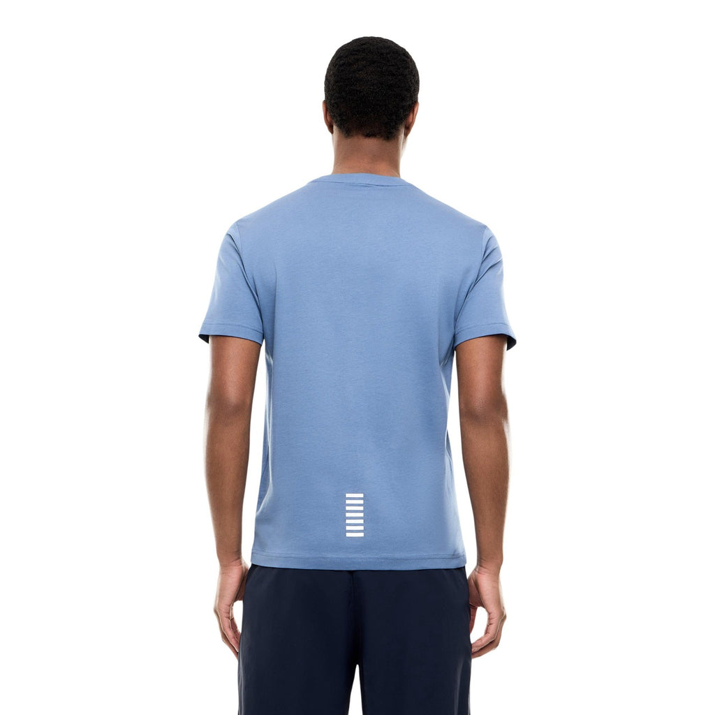 EA7 — Men’s azure blue t-shirt — view 3