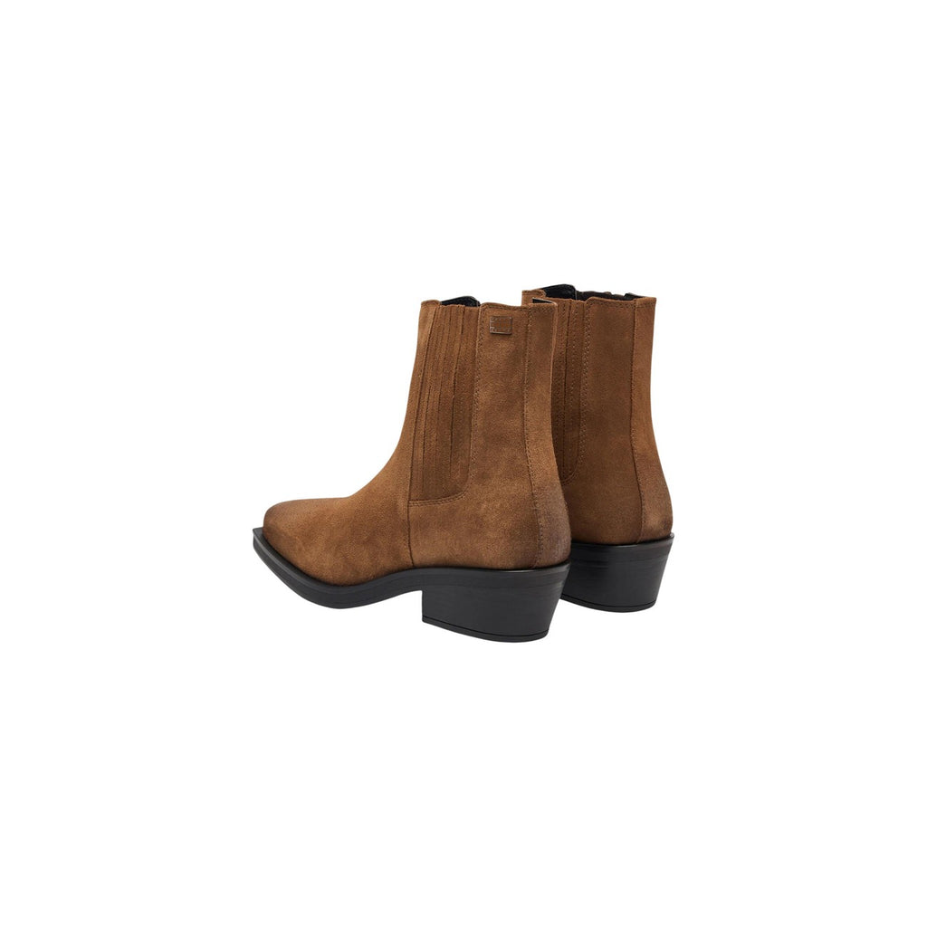 Tommy Jeans — Women’s beige leather boots — view 3