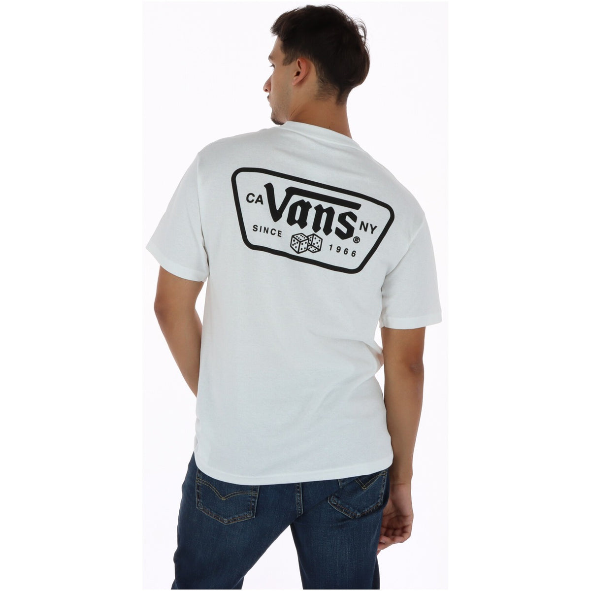Vans — T-shirt VN000WU8WHT1 white men — view 2
