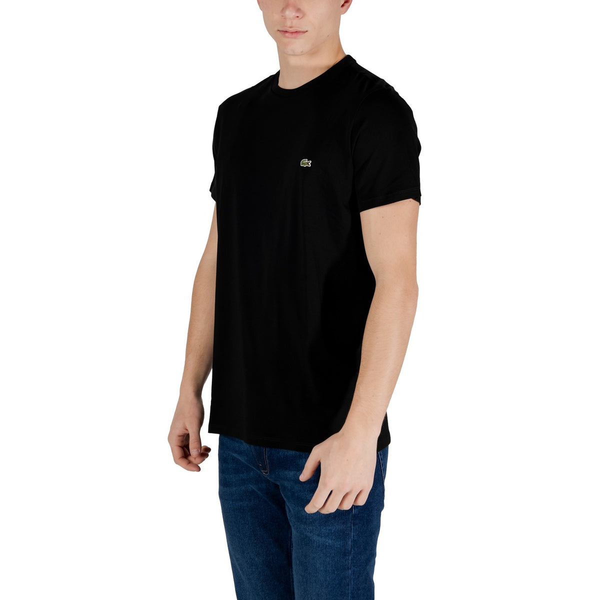 Lacoste — T-shirt Pima TH6709 homme — vue 4 — Noir