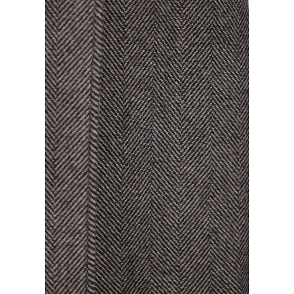 Choral — Manteau en laine mélangée marron femme — vue 5