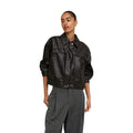Only — ONLMELLE brown faux leather jacket for women
