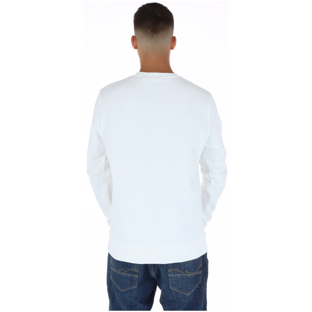 Lyle & Scott — Weißes Herren-Sweatshirt mit Rundhalsausschnitt — Ansicht 3