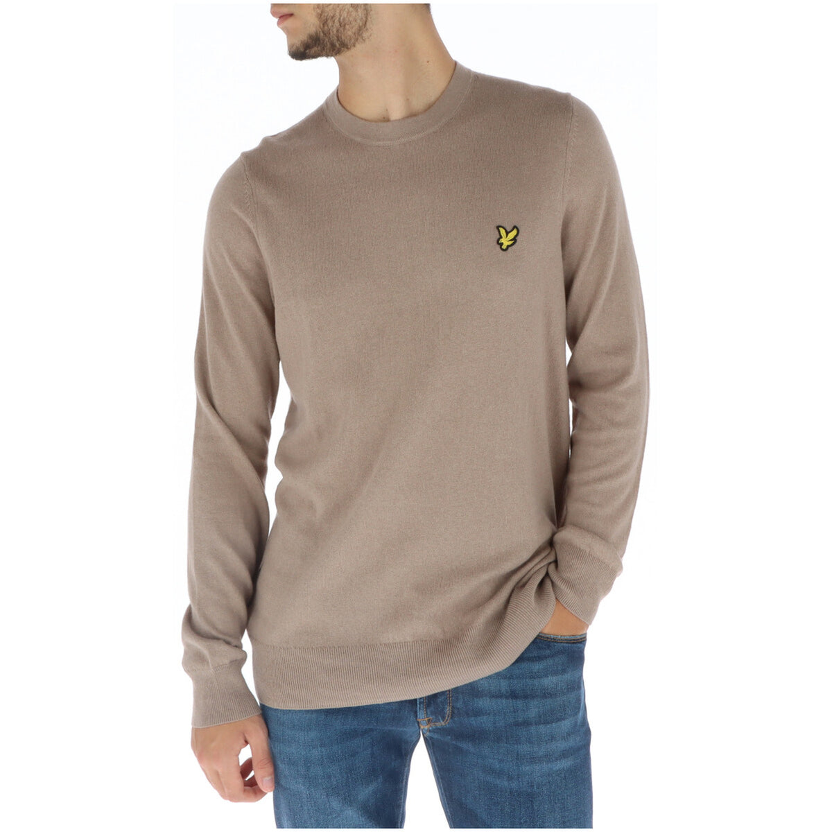 Lyle & Scott — Pull coton et laine mérinos homme