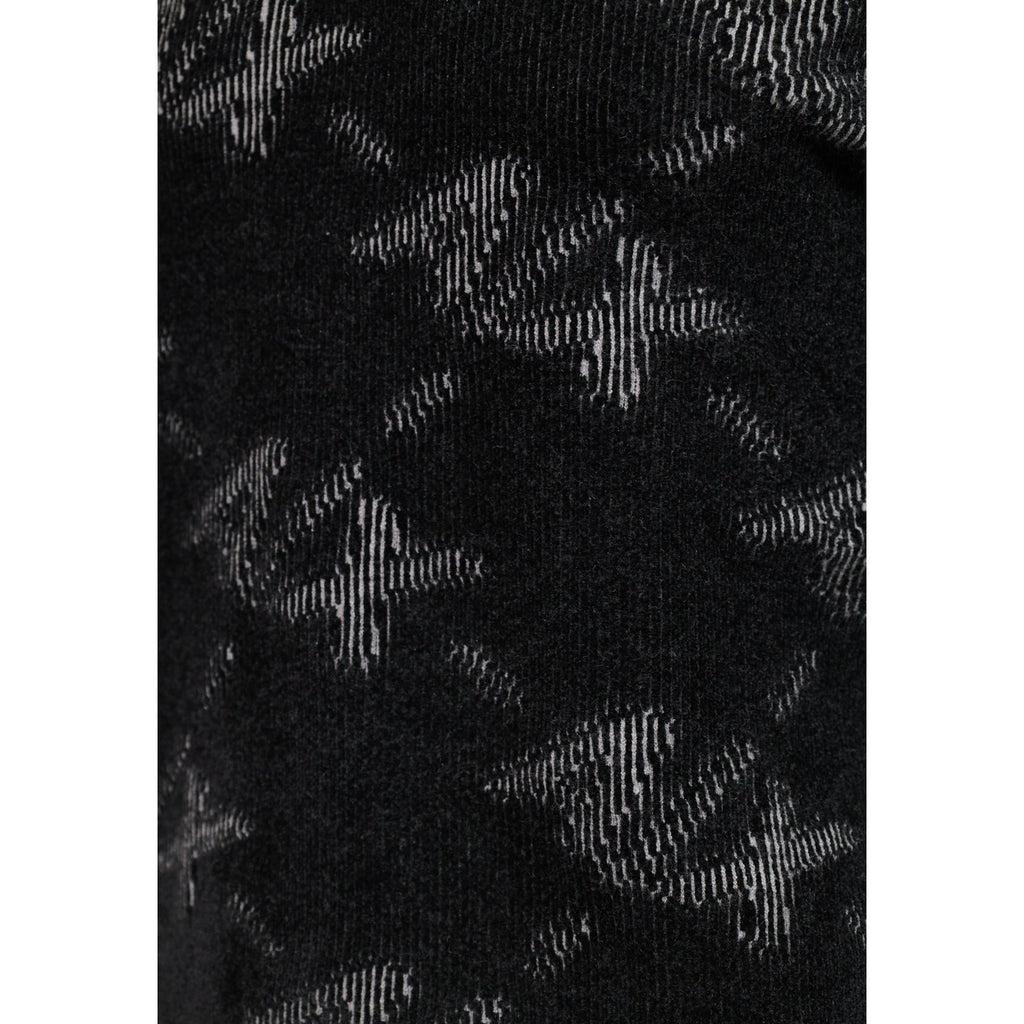 Armani Exchange — Zwarte getextureerde trui voor heren — afbeelding 5