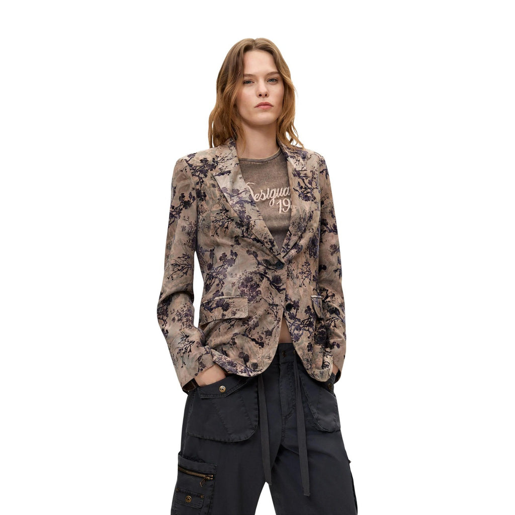 Desigual — Beige damesjas Cherrie