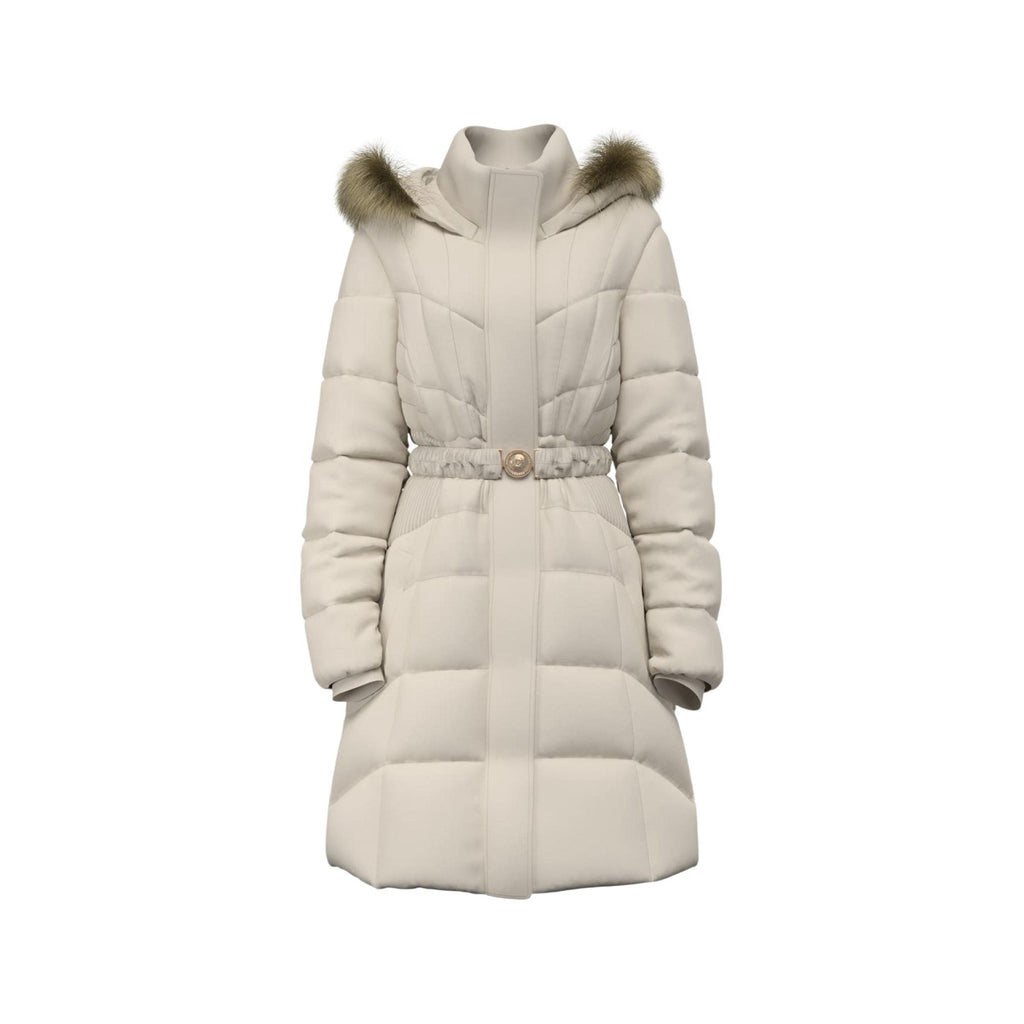 Guess — Halflange donsjas New Marina beige dames — afbeelding 2