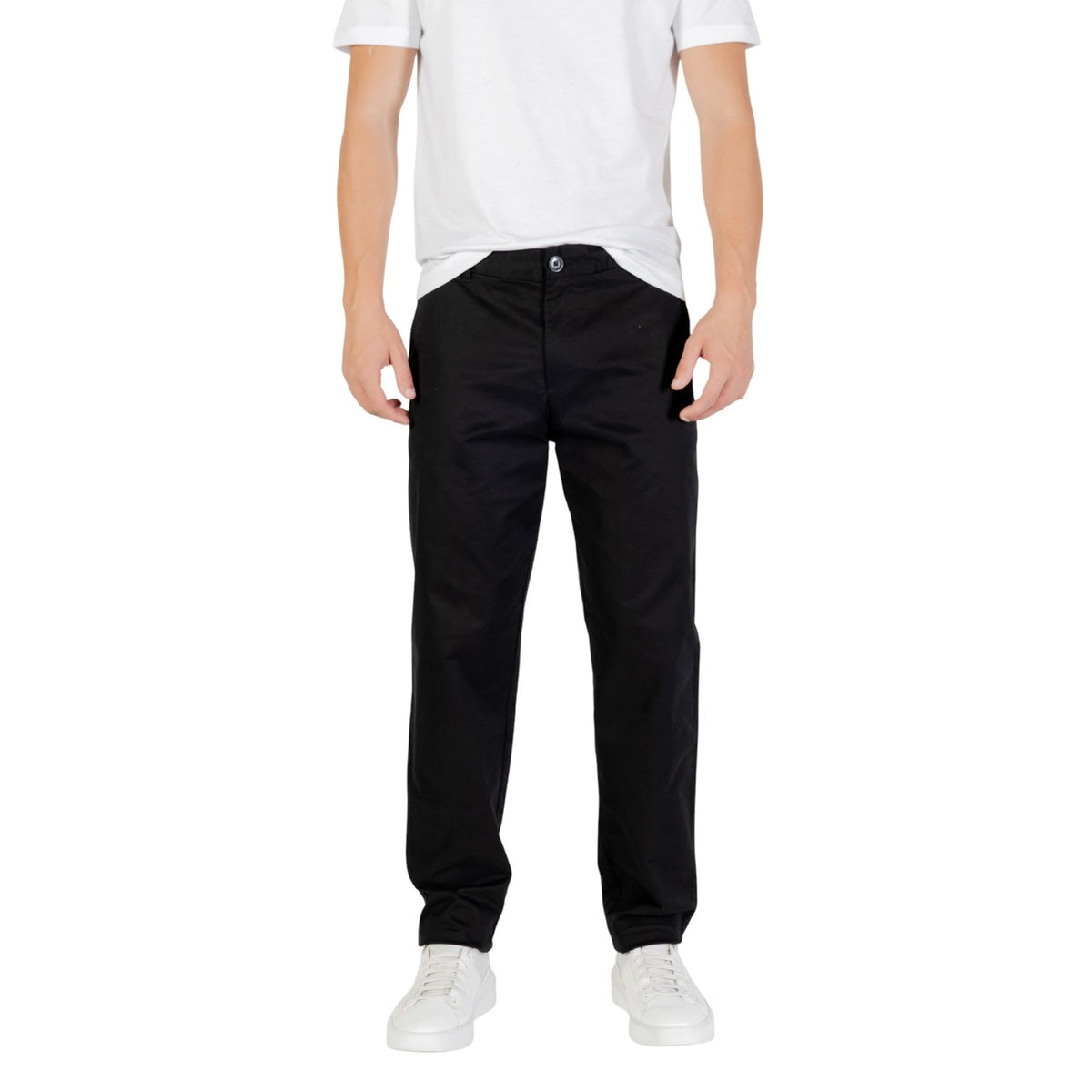 Armani Exchange — Pantalon stretch noir XM001569 homme